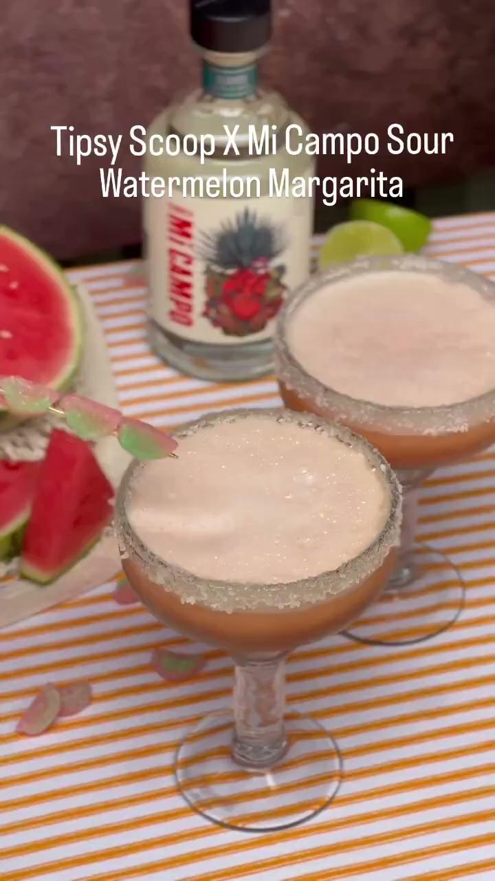 Mi CAMPO x TIPSY SCOOP: SOUR WATERMELON MARG
